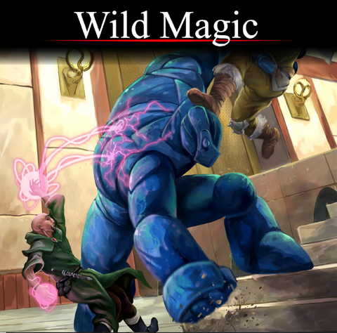Wild Magic Supplement and Table PDF (FOR ALL CASTERS) 5e with compatibility converters for Pathfinder 1 and 2
