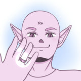 Engagement Art by store artist Clara Ryzmae and Ring Giga 2d6