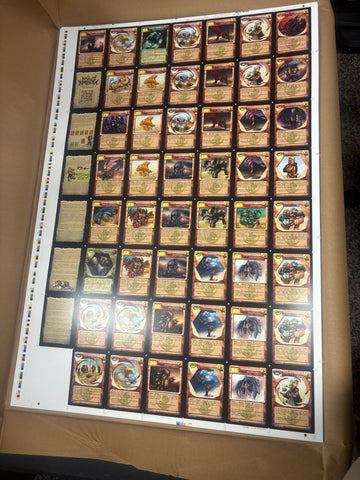 Magi-Nation Traitor’s Reach uncut sheet non-foil