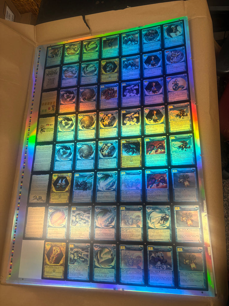 Magi-Nation Traitor's Reach uncut sheet foil The Arcanist's Armory Magi-Nation Traitor's Reach uncut sheet foil The Arcanist's Armory