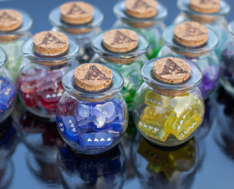 Healer's Dice 2.0 Rainbow Edition 10 set: choose your color and inking